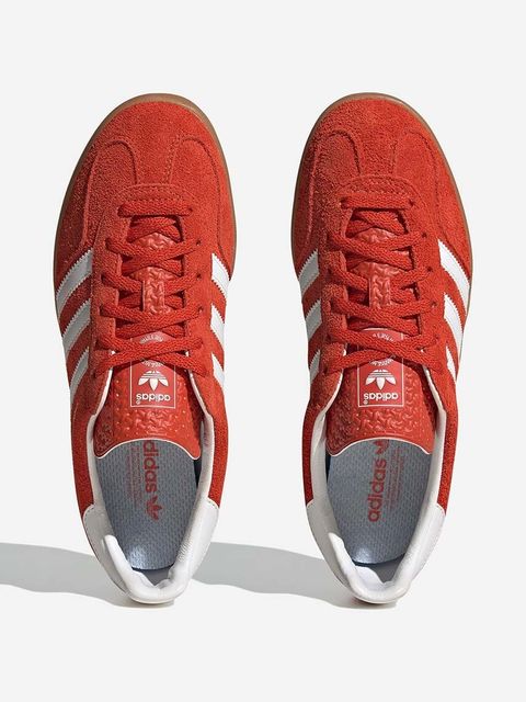 adidas Originals sneakersy zamszowe Gazelle Indoor HQ8718 kolor pomarańczowy