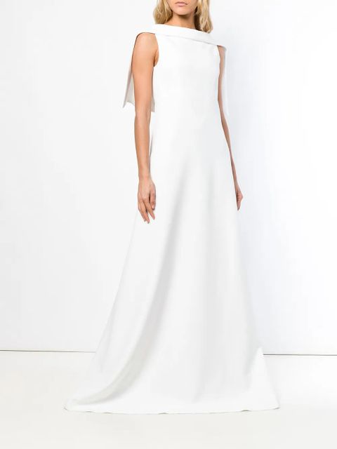 Givenchy sleeveless cape gown - White - zdjęcie produktu nr 2