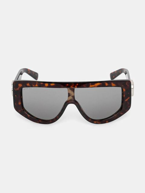 Gucci okulary przeciwsłoneczne damskie kolor brązowy GG1950S