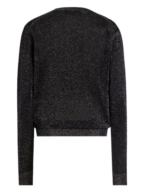 Dolce & Gabbana metallic long-sleeve pullover - Black - zdjęcie produktu nr 2