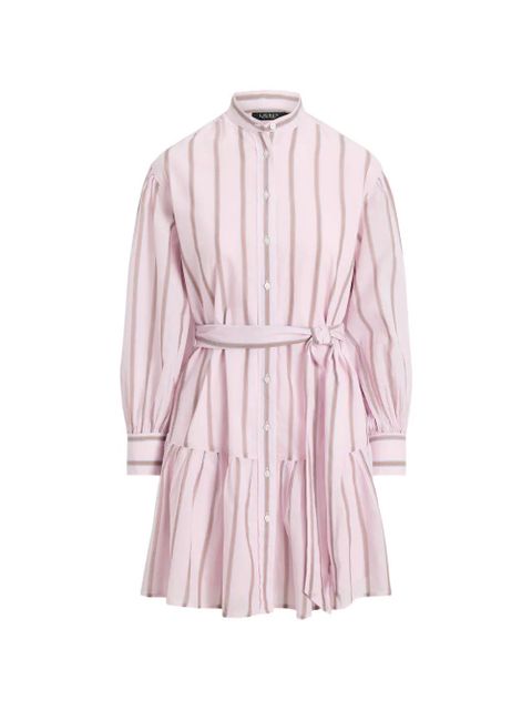 Lauren Ralph Lauren striped tiered dress - Pink - zdjęcie produktu nr 1