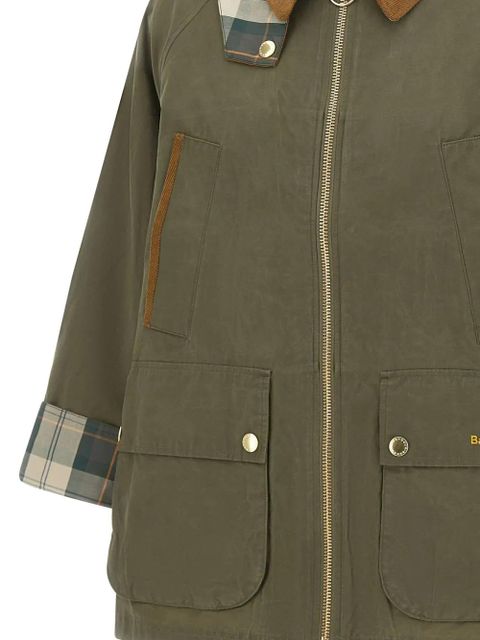 Barbour Bedale Icons tartan-trim jacket - Green