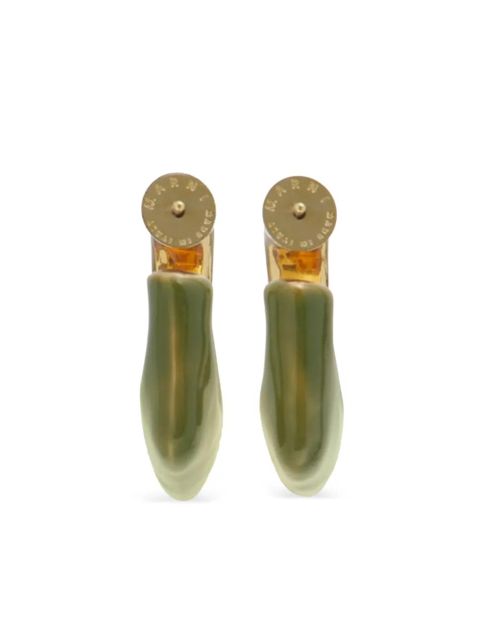 Marni trapeze hoop earrings - Gold