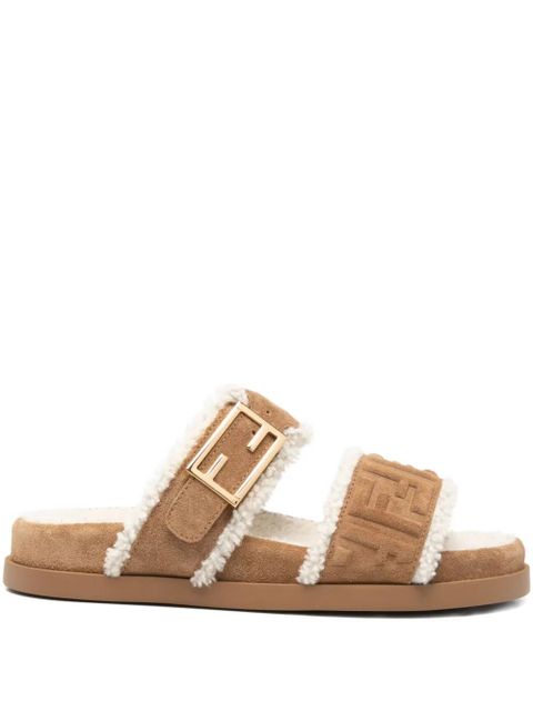 FENDI suede sandals - Neutrals - zdjęcie produktu nr 1