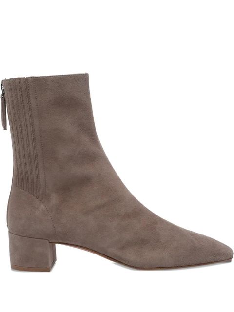 Aquazzura zip boots - Brown