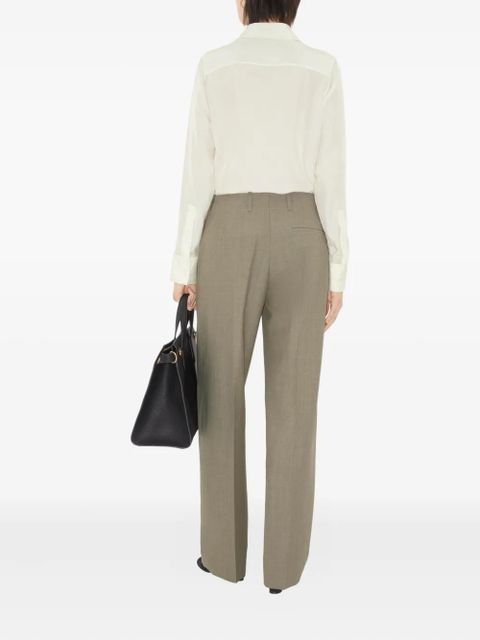 Burberry wool tailored trousers - Green
