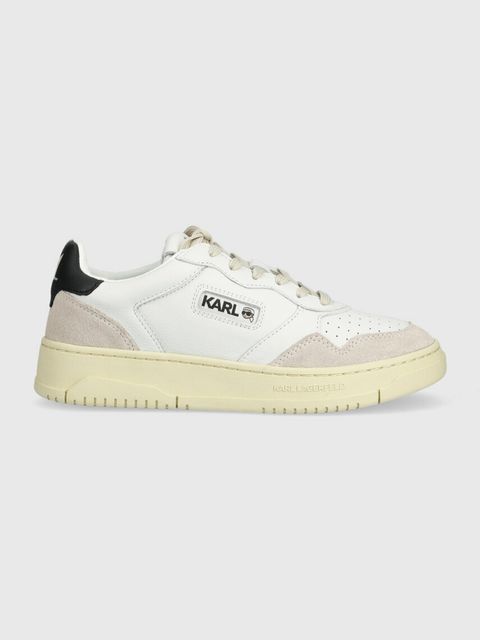 Karl Lagerfeld sneakersy skórzane KREW KL kolor biały KL63020 - zdjęcie produktu nr 1