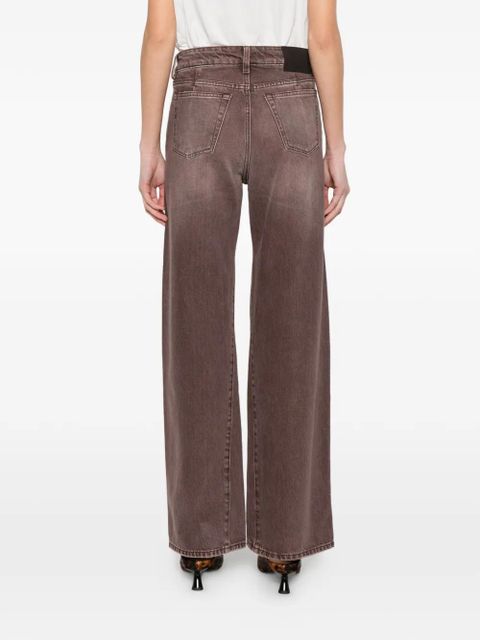 OUR LEGACY logo-patch jeans - Brown