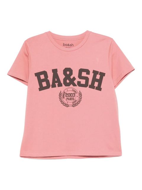 Ba&Sh Ioni logo-print cotton T-shirt - Pink - zdjęcie produktu nr 1