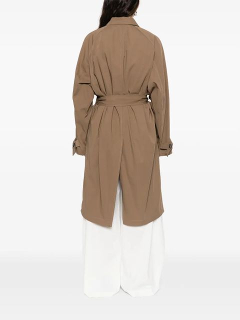 TOTEME belted button-fastening coat - Brown - zdjęcie produktu nr 1