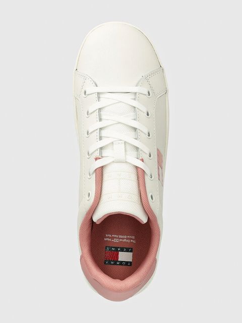 Tommy Jeans sneakersy skórzane TJW FLATFORM ESS