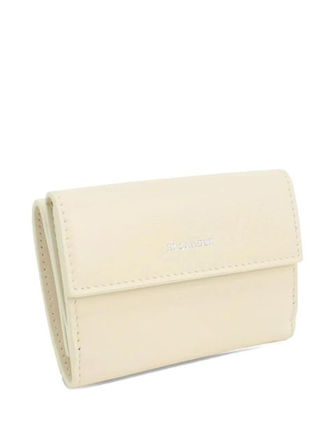 Jil Sander leather wallet - Neutrals