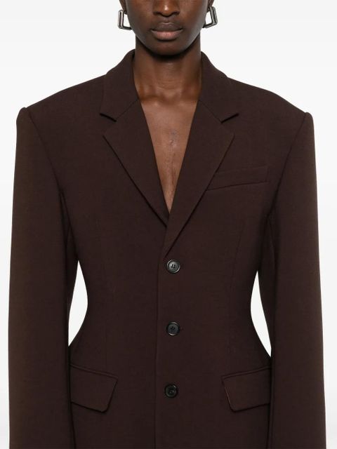WARDROBE.NYC longline blazer - Brown
