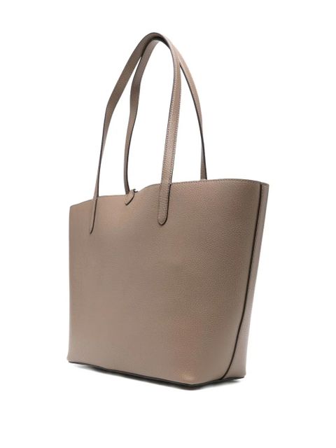 Lauren Ralph Lauren pebble-leather tote bag - Brown
