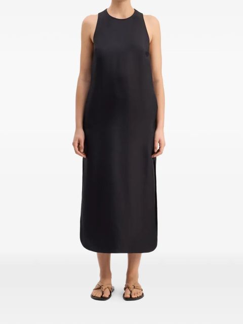 LouLou de Saison Paloma twisted silk midi dress - Black - zdjęcie produktu nr 2