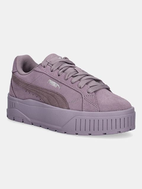 Puma sneakersy zamszowe Karmen II kolor fioletowy 397457 - zdjęcie produktu nr 1