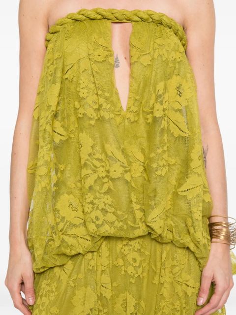 ZIMMERMANN Luna floral-lace maxi dress - Green