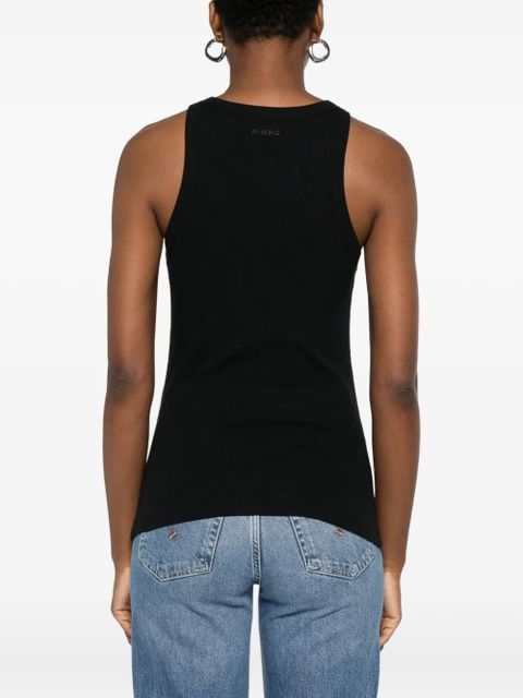 PINKO crystal-embellished tank top - Black - zdjęcie produktu nr 2
