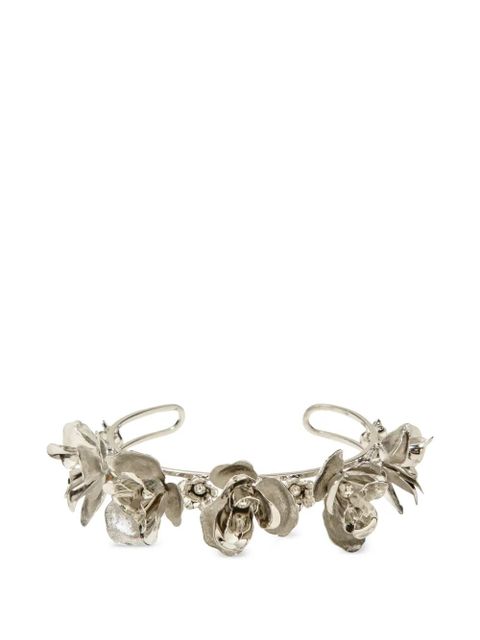 Jennifer Behr larena floral headband - Silver - zdjęcie produktu nr 1