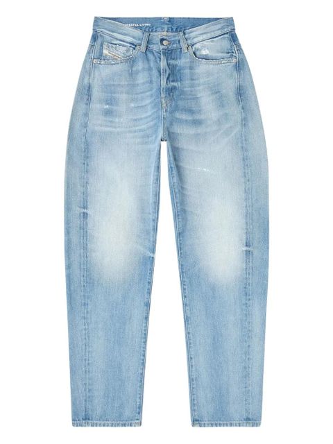 Diesel D-Ellz distressed light-wash jeans - Blue - zdjęcie produktu nr 1