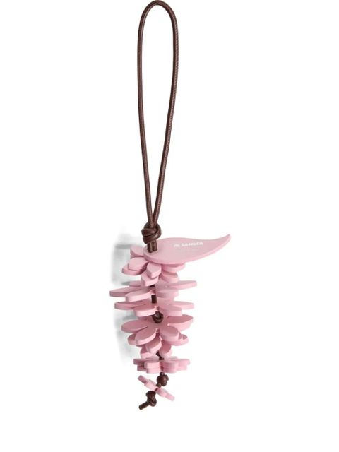 Jil Sander Pine Cone looped-strap charm - Pink - zdjęcie produktu nr 1