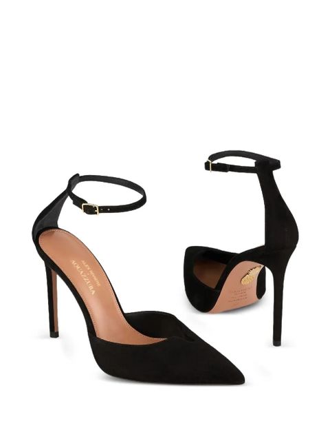 Aquazzura x Alex Rivière 105mm D'orsay pointed ankle-strap pumps - Black