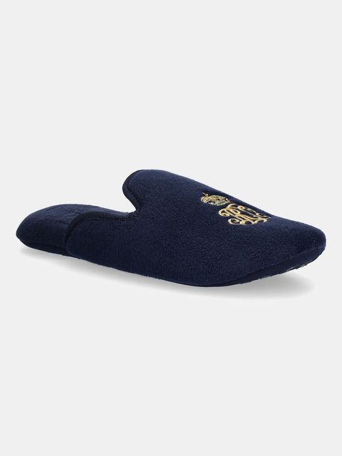 Lauren Ralph Lauren kapcie kolor granatowy ILN02474F - zdjęcie produktu nr 1
