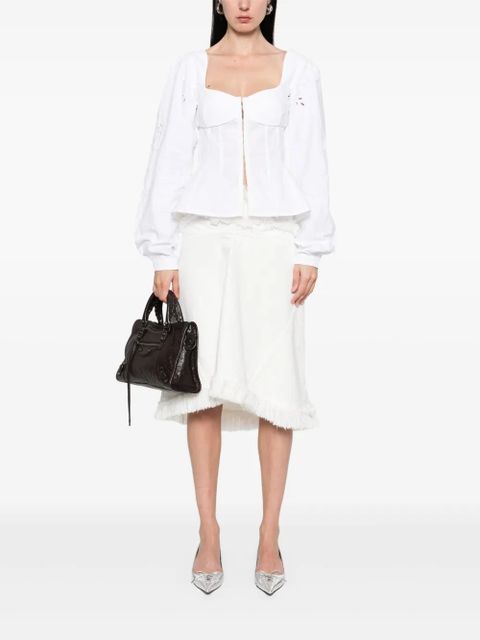 Marine Serre Regenerated shirt - White