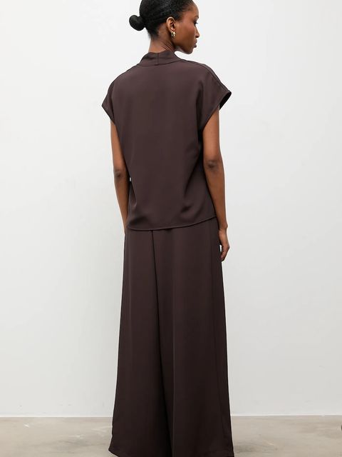 Answear.LAB komplet damski kolor brązowy