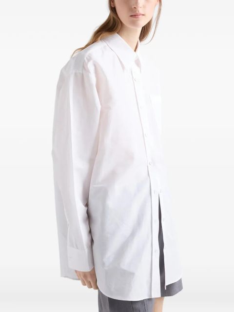Prada linen muslin shirt - White