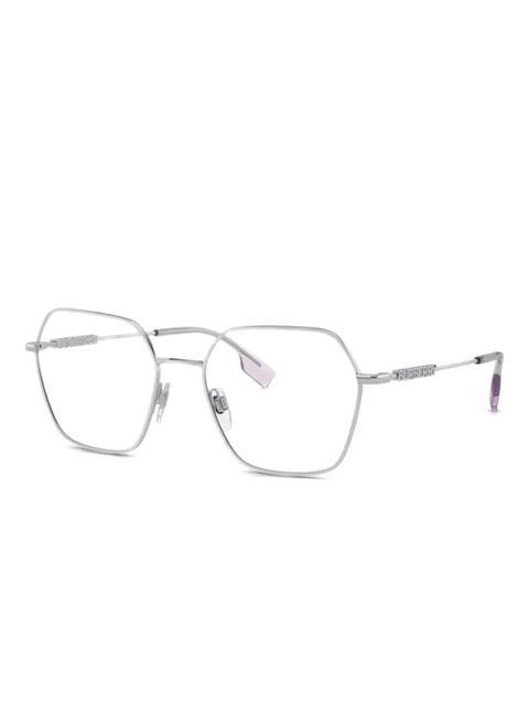 Burberry Eyewear BE1381 geometric-frame glasses - Purple - zdjęcie produktu nr 2