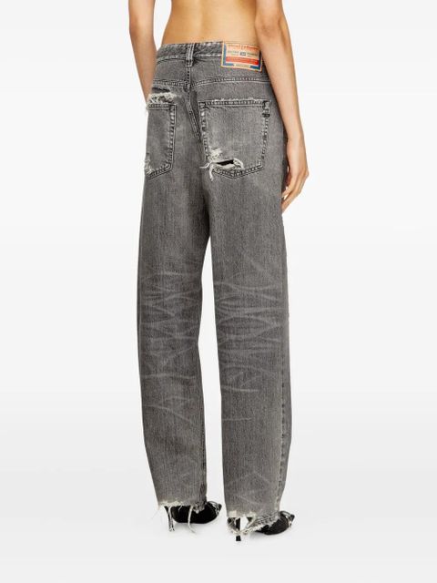 Diesel 1988 D-Ark frayed pocket jeans - Grey