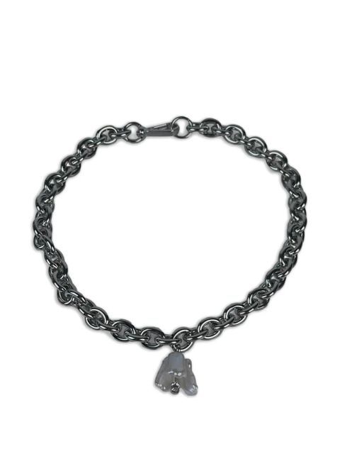 Simone Rocha pearl-pendant chain necklace - Silver - zdjęcie produktu nr 1