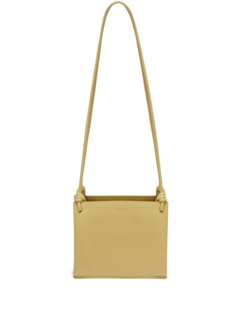 Jil Sander small Giro leather crossbody bag - Yellow
