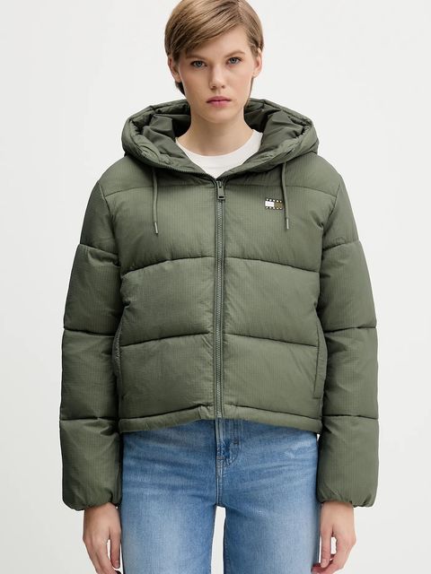 Tommy Jeans kurtka kolor zielony zimowa DW0DW21625 - zdjęcie produktu nr 1