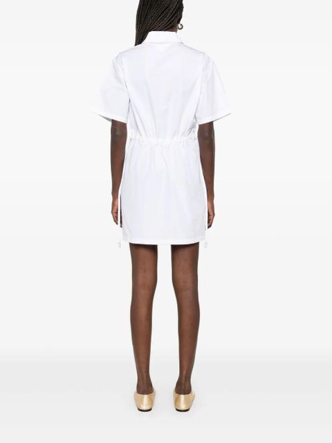 Prada poplin mini dress - White