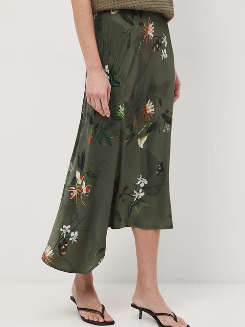 Medicine spódnica asymetryczna z wiskozy - zdjęcie produktu nr 1