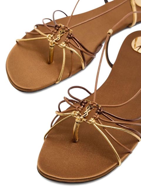 Saint Laurent Bridget sandals - Brown - zdjęcie produktu nr 2