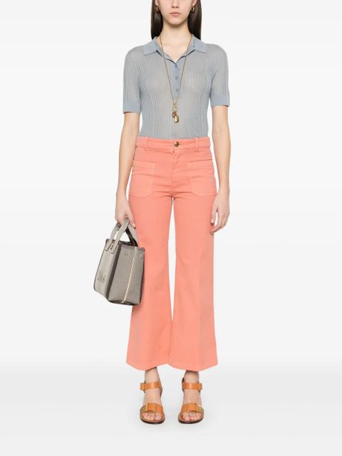 Chloé cropped bootcut trousers - Orange - zdjęcie produktu nr 2