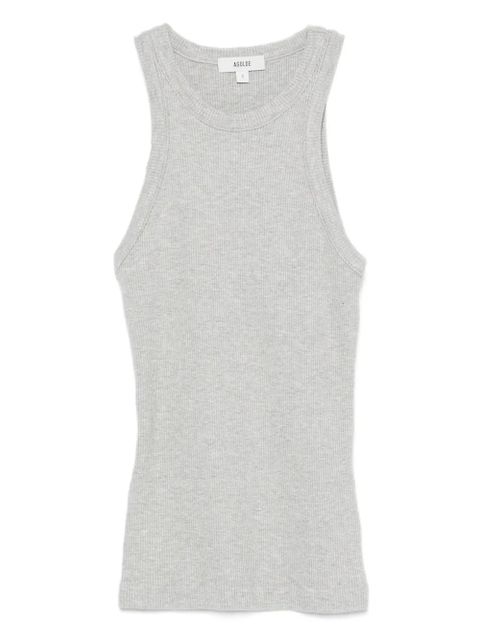 AGOLDE ribbed tank top - Grey - zdjęcie produktu nr 1