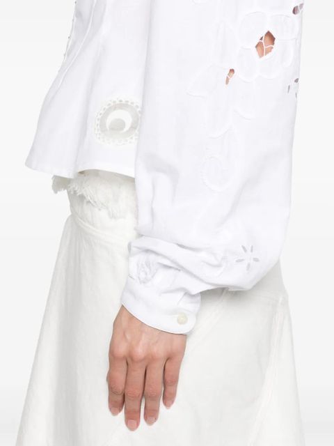 Marine Serre Regenerated shirt - White