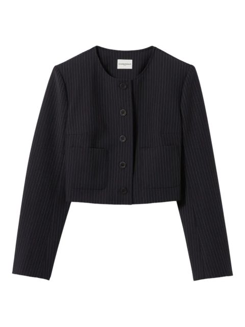 Claudie Pierlot pinstripe button-fastening jacket - Black - zdjęcie produktu nr 1