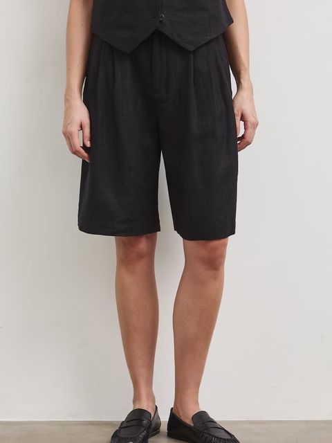 Medicine szorty damskie z lnem - zdjęcie produktu nr 1