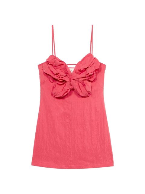 Blumarine butterfly-appliqué mini dress - Pink - zdjęcie produktu nr 1