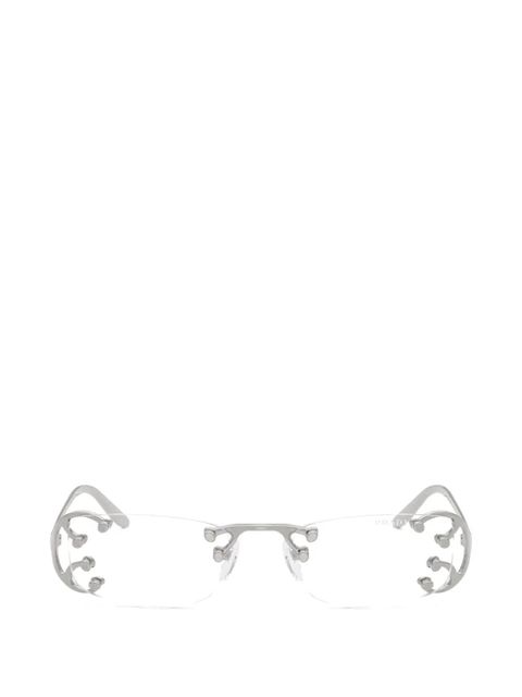 Prada Eyewear rimless glasses - Silver - zdjęcie produktu nr 1
