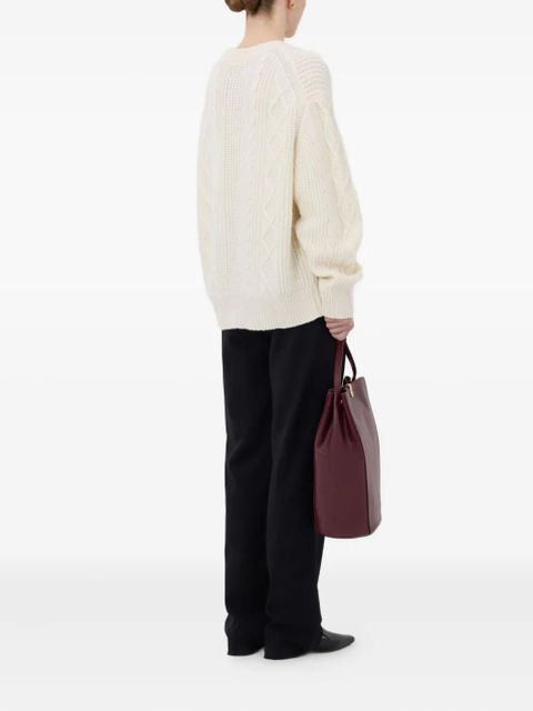 LouLou de Saison Silva cable knit sweater - Neutrals