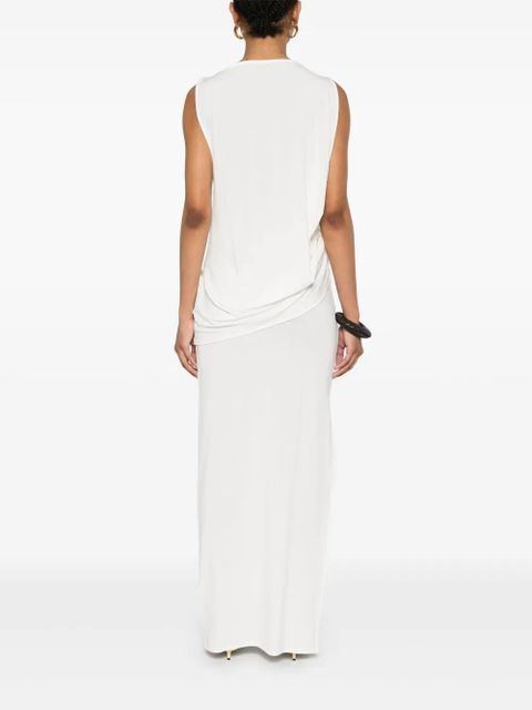 Jacquemus The Peplo maxi dress - White