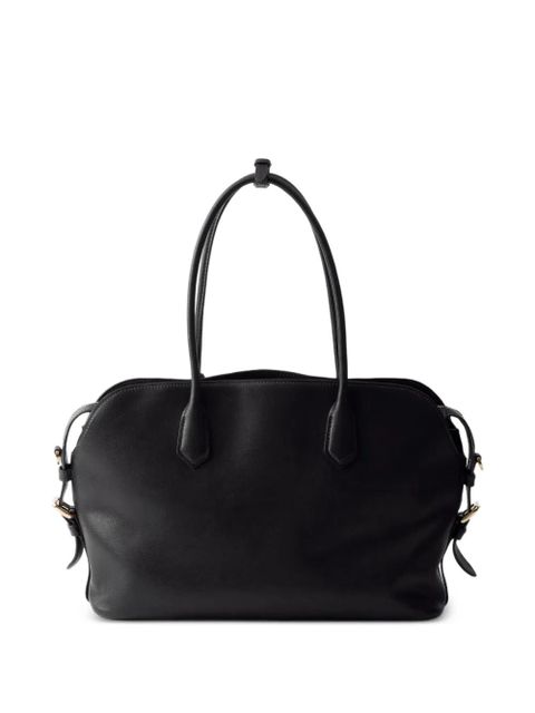 Prada large leather tote bag - Black - zdjęcie produktu nr 2