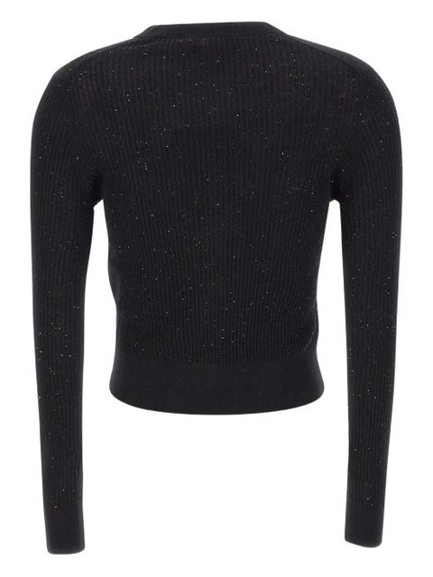Max Mara sequin ribbed cardigan - Black - zdjęcie produktu nr 2