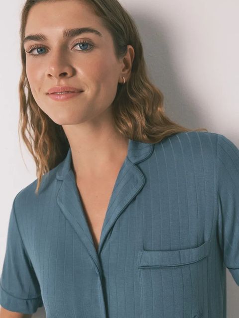 women'secret piżama damska kolor zielony 3592437